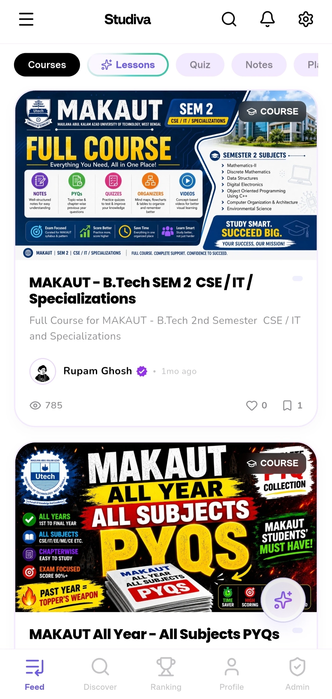 Studiva App Screenshot
